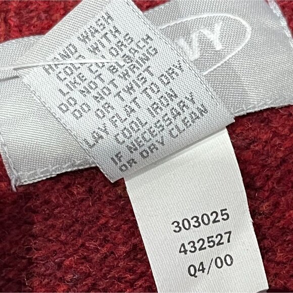 Vintage Lambswool Sweater Vest Mens Large Grandpa Academia Y2K Preppy Professor - Picture 6 of 8